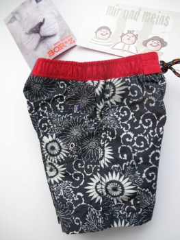 Bor*z -  Badeshorts blau gemustert