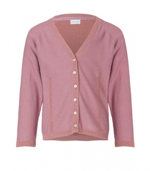 MINI A TURE - Cardigan BELINE plum mit Lurex