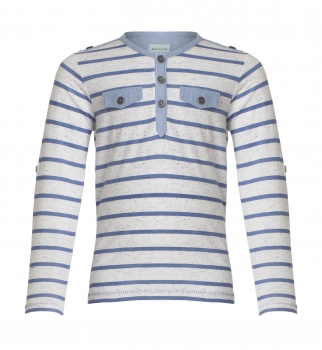 MINI A TURE - Longsleeve BENJAMIN bijou blue