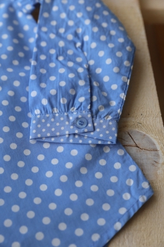 nice things mini - "polka dots" patch shirt