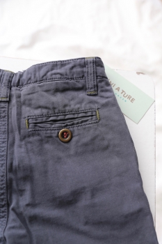 Mini A Ture - chino shorts CORNELIS ombre blue