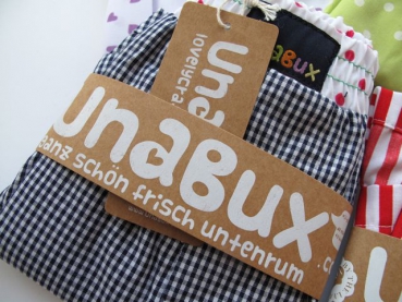 UNABUX - Boxershorts schwarz-weiss kariert