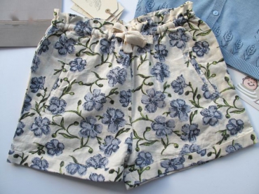 Nice Things Mini - Leinenshorts "Linen Flowers"