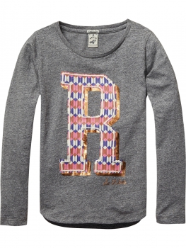 Scotch R'Belle - tee with artwork in heavy jersey