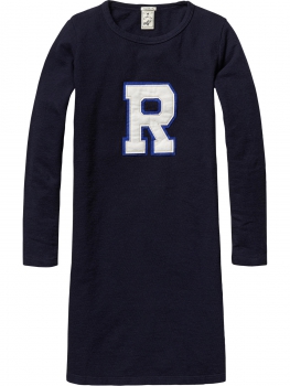 Scotch R'Belle - dress with badge in heavy jersey quality