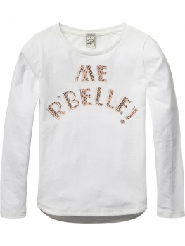 Scotch R'Belle - tee with artworks in heavy jersey