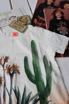 Scotch Shrunk - tee with photoprint and dip dye