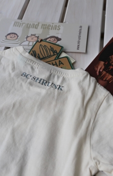 Scotch Shrunk - tee with photoprint and dip dye