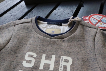 Scotch Shrunk - longer length crewneck sweat with artworks