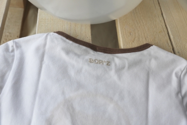 Bor*z  - T-Shirt mit Logo in weiss