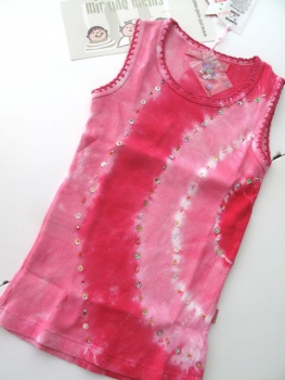 SPINACH MAFIA - Top pink mit Pailletten