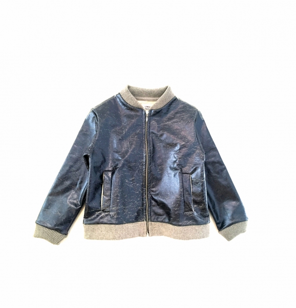 LONGLIVETHEQUEEN  -  Sweat Bomberjacke in metallic blue