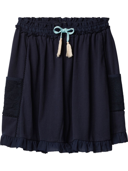 Scotch R'Belle - jersey skirt with cotton ruffle
