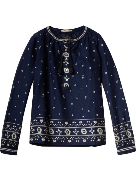 Scotch R'Belle - allover printed tunic in cotton