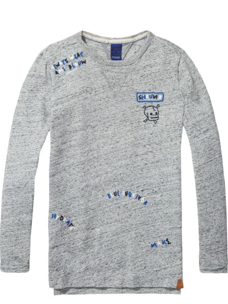 Scotch Shrunk - survival of the fittest longer length l/s tee