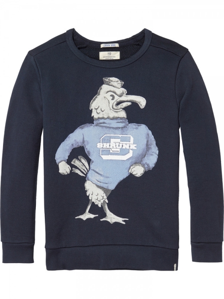 Scotch Shrunk - crew neck sweat with photoprint artwork