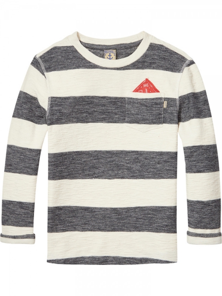 Scotch Shrunk - special quality longsleeve tee with bandana pocket square