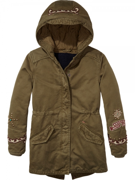 SCOTCH R'BELLE  - Vintage Parka Jacke 2in1 mit Wollweste