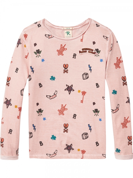 Scotch R'Belle - cold dyed tee with artworks