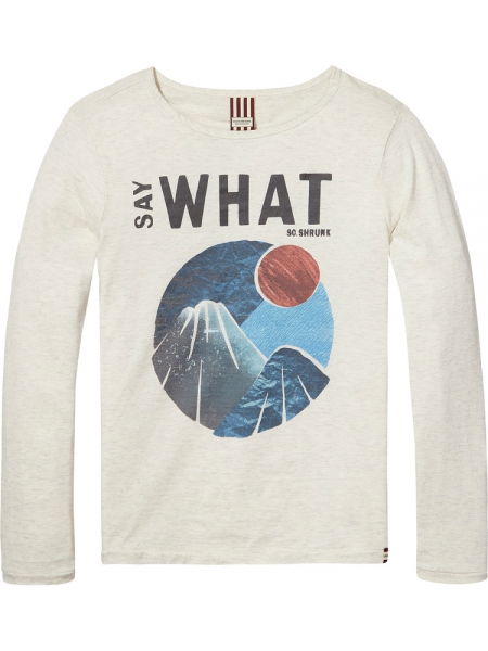 Scotch Shrunk - Longsleeve tee with photoprint artwork