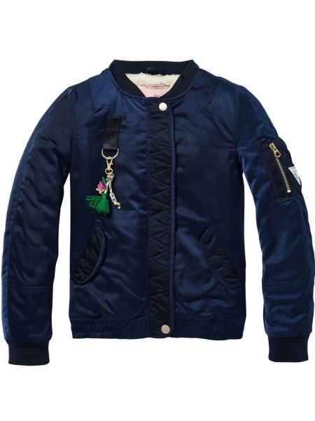 SCOTCH R'BELLE - Bomberjacke blau mit Teddyfutter