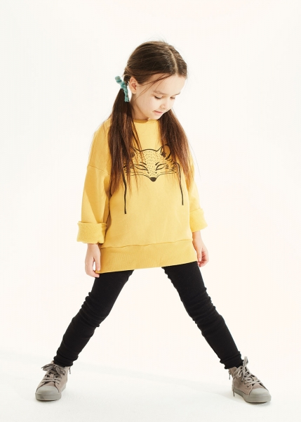 kids on the moon - fox mask sweatshirt
