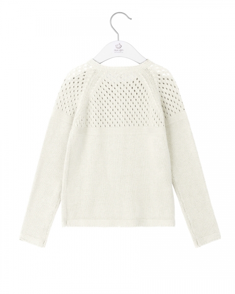 Noa Noa miniature - Cardigan Baumwolle in off-white