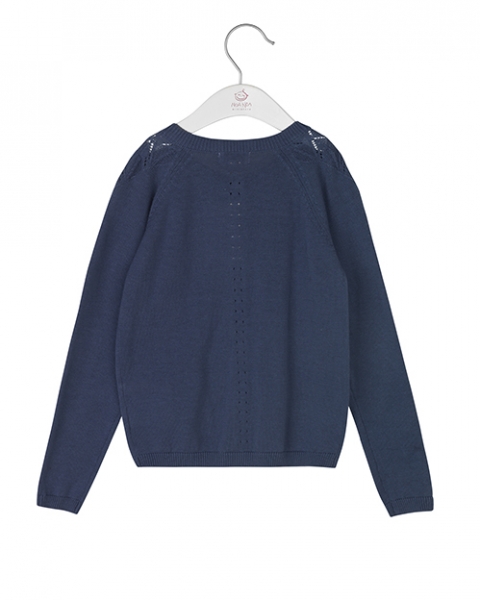 noa noa miniature - fine-knit basic cardigan
