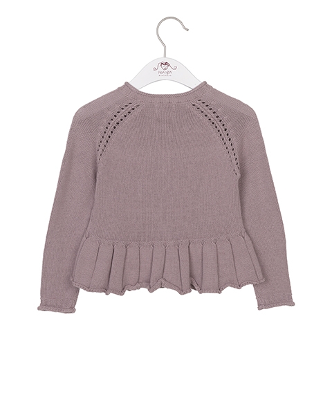 Noa Noa miniature -  Baumwoll Cardigan mit Volant