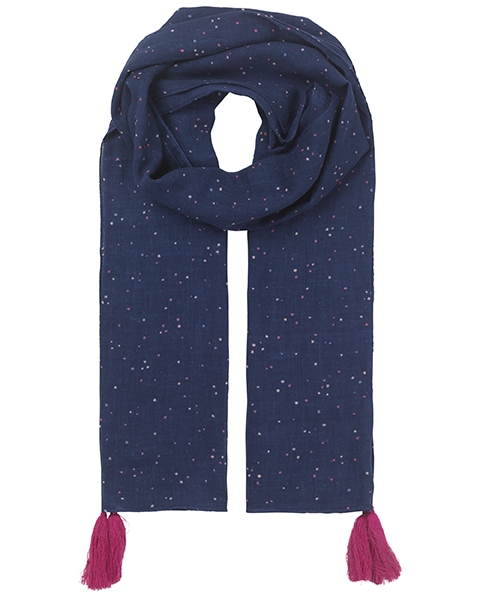 Noa Noa miniature -  Schal / Tuch mit Quasten dress blue