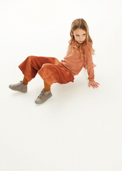 kids on the moon - cord culottes ginger