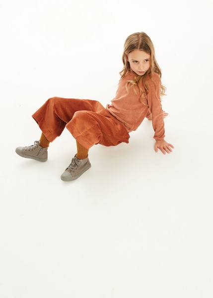 kids on the moon - Cord Culottes ginger