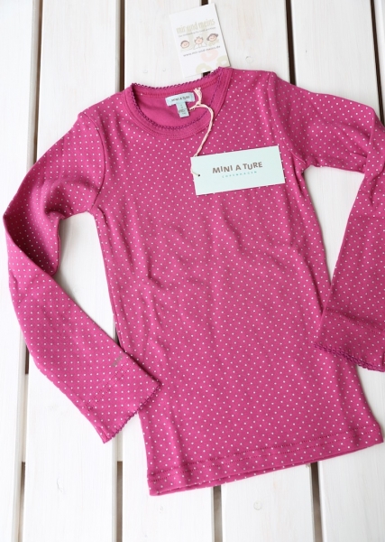 MINI A TURE - longsleeve ELI dusty magenta