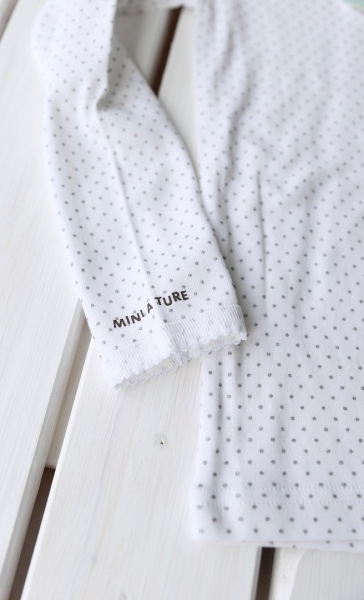 MINI A TURE - longsleeve ELI white
