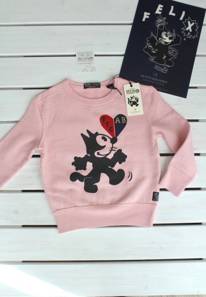 Scotch R'Belle - Felix the Cat sweatshirt rose
