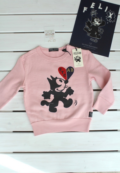 SCOTCH R'BELLE - Felix the Cat Sweatshirt rose