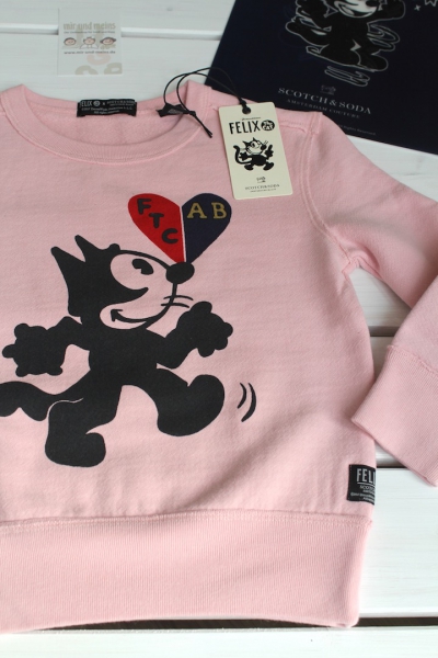 SCOTCH R'BELLE - Felix the Cat Sweatshirt rose