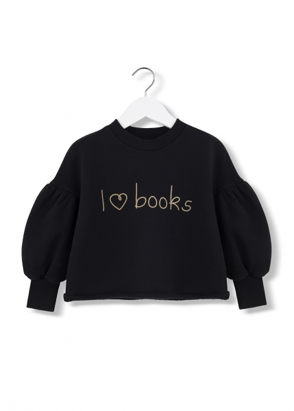 kids on the moon - "I love books" sweatshirt