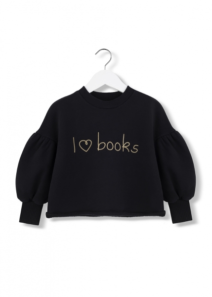 kids on the moon - "I love books" Sweatshirt