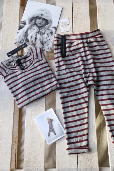little10days - suave jogger stripe