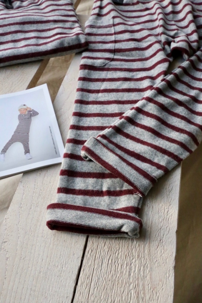 little10days - suave jogger stripe
