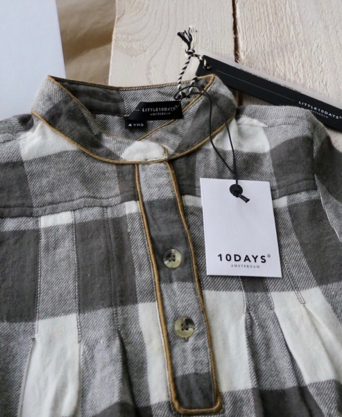 little10days - blouse dress check