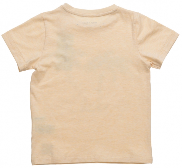 mini a ture - tee shirt palmtree sunlight yellow