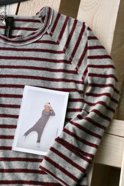 little10days - raglan tee stripe
