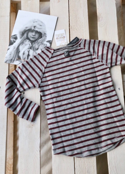 little10days - raglan tee stripe