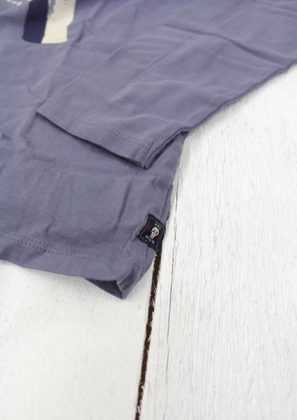 SCOTCH SHRUNK  - "Letter" Longsleeve in graublau