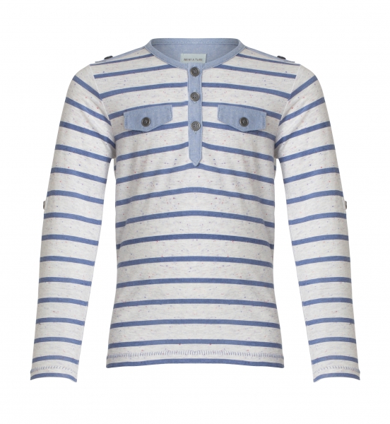 MINI A TURE - Longsleeve BENJAMIN bijou blue