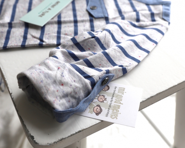 MINI A TURE - Longsleeve BENJAMIN bijou blue