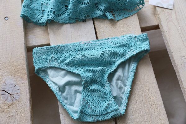 SCOTCH R'BELLE - Bikini in aqua blue mit Spitze