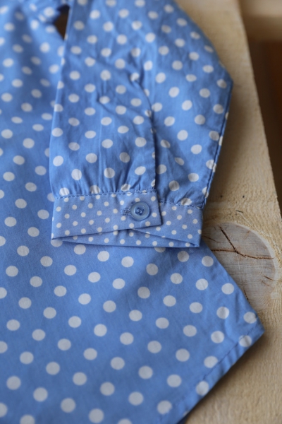 nice things mini - "polka dots" patch shirt